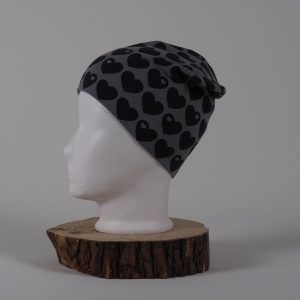 Beanie mit Herzen, Sweat