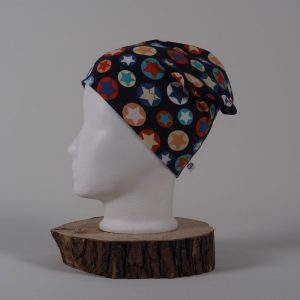 Beanie mit Sterne, Jersey