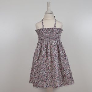 Größe 86/92, Kleid Blumen rosa-bunt