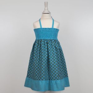 Größe 98/104, Kleid Rauten