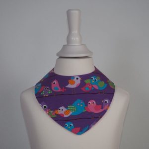 Halstuch Vögel, Jersey mit Jersey