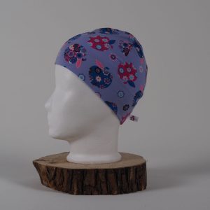 Mütze Äpfel, lila, Jersey