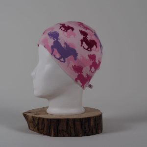 Mütze Pferde, rosa, Jersey