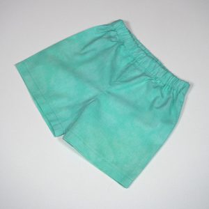 kurze Baumwoll-Hose, türkis