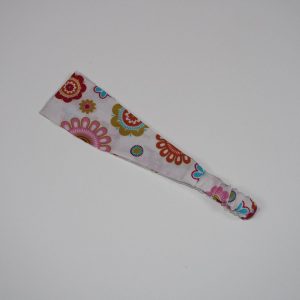 Haarband Baumwolle, Blumen retro