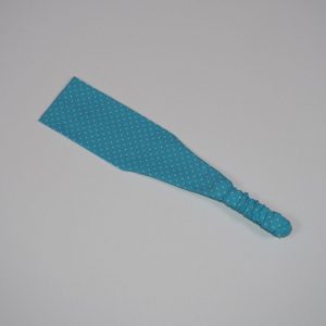 Haarband Baumwolle, Punkte hellblau