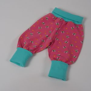 Pumphose Schmetterlinge, Jersey, rosa