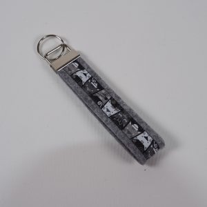 Schlüsselanhänger Katzen, schwarz