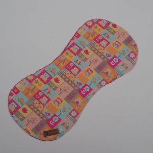 Spucktuch mit Tiermotiv, pink