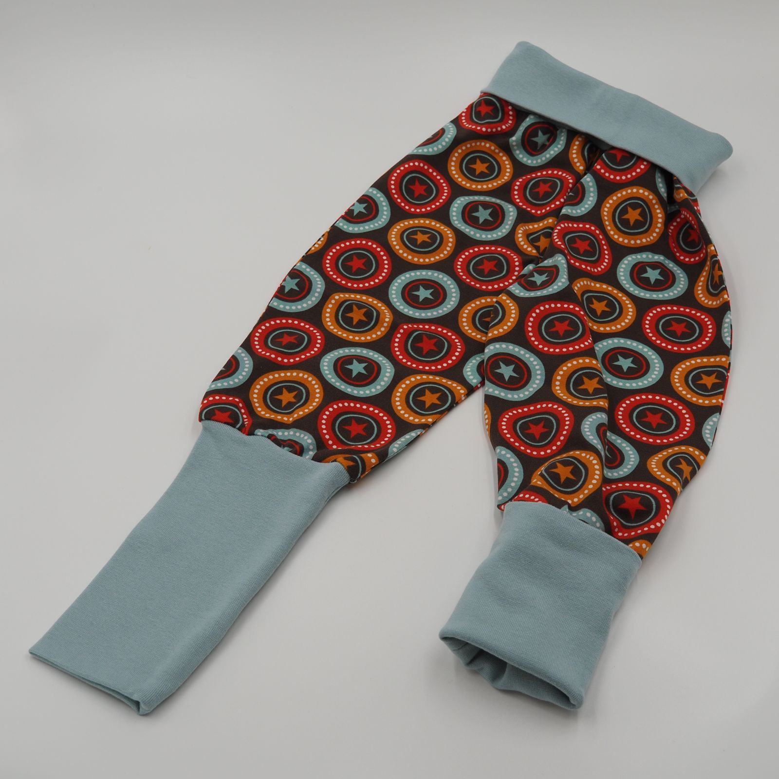 Pumphose Kreise braun, Jersey